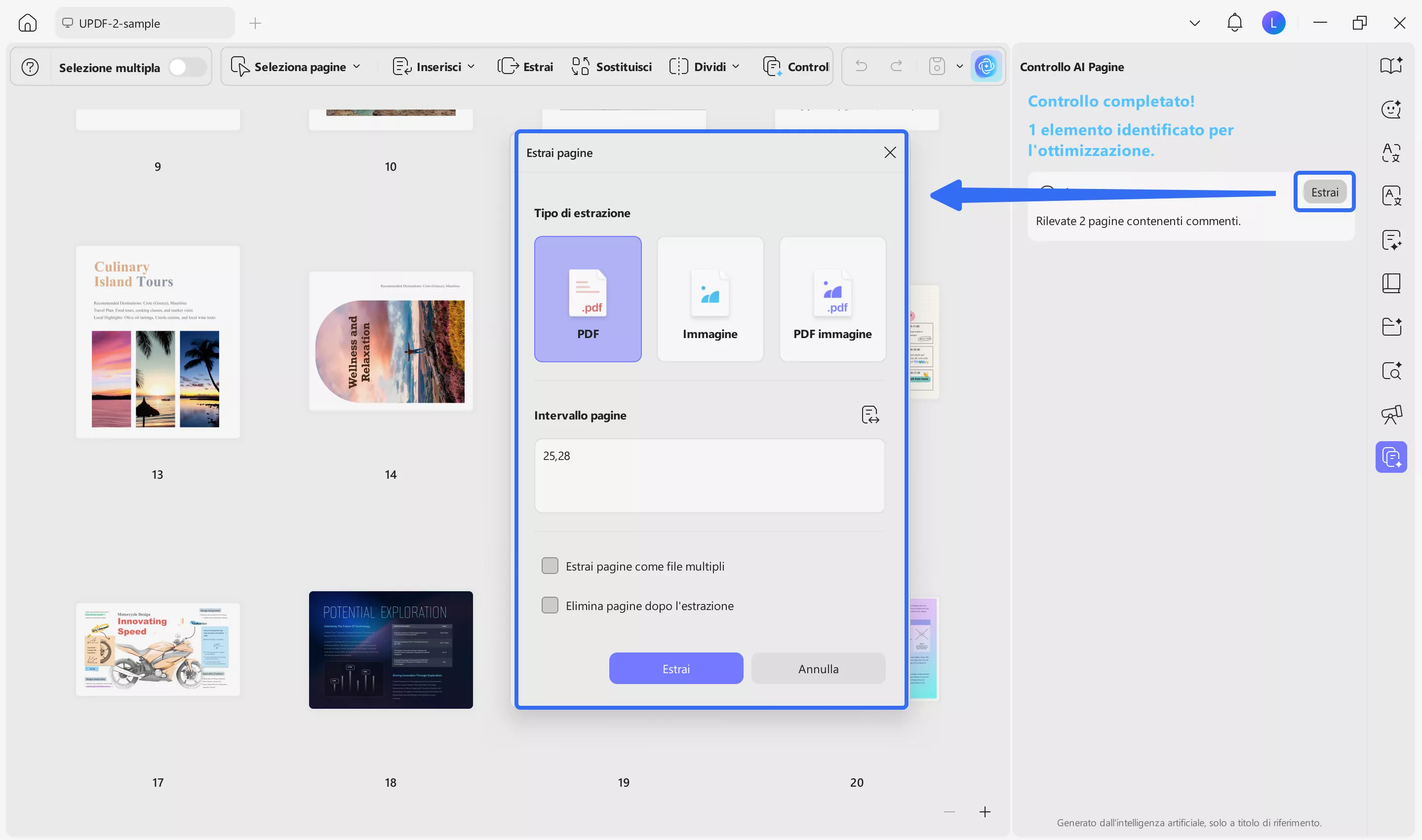 click on extract and follow the prompts