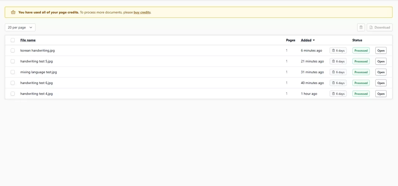 basic number batch handwritingocr image processing
