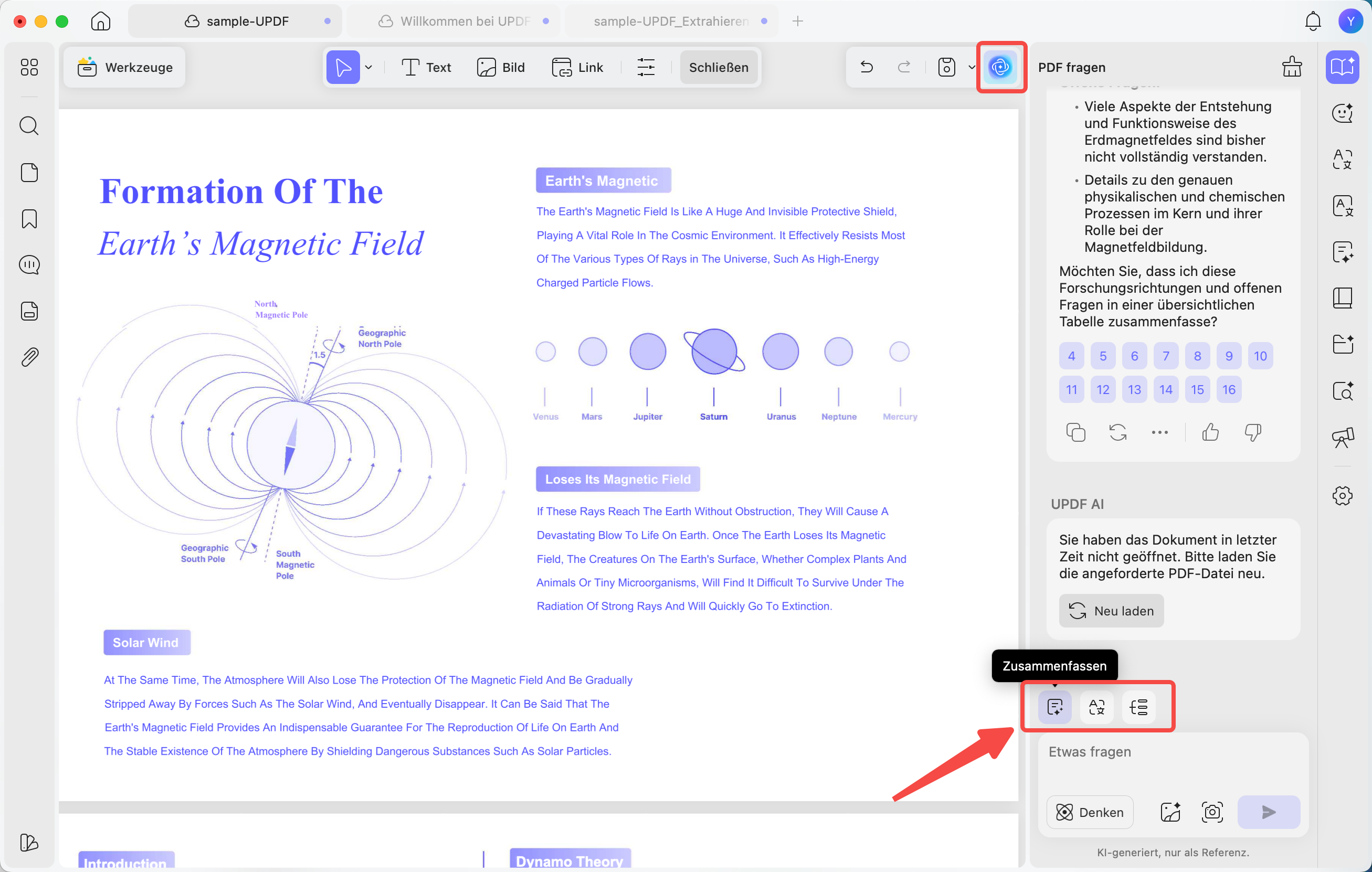 KI-Tools zum Erstellen von PDF-Zusammenfassungen verwenden