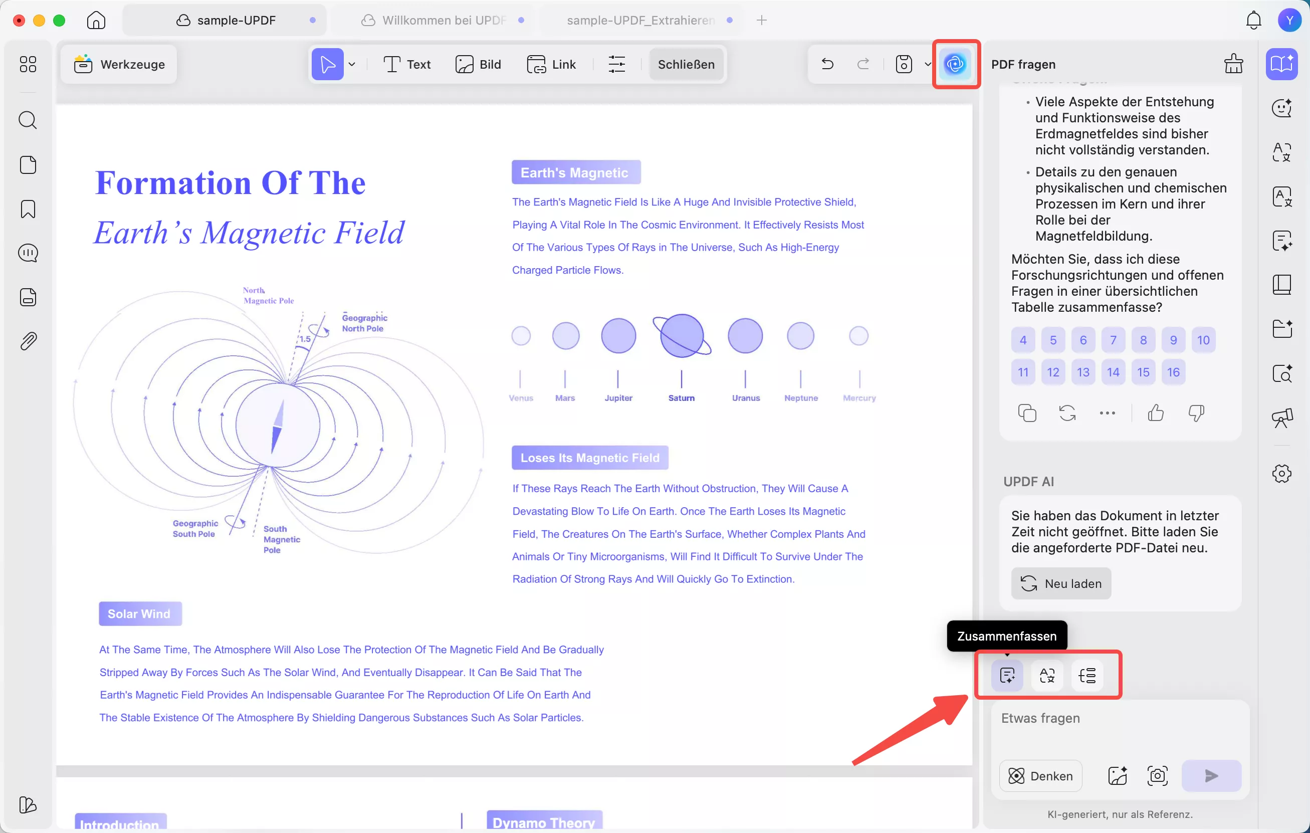 KI-Tools zum Erstellen von PDF-Zusammenfassungen verwenden