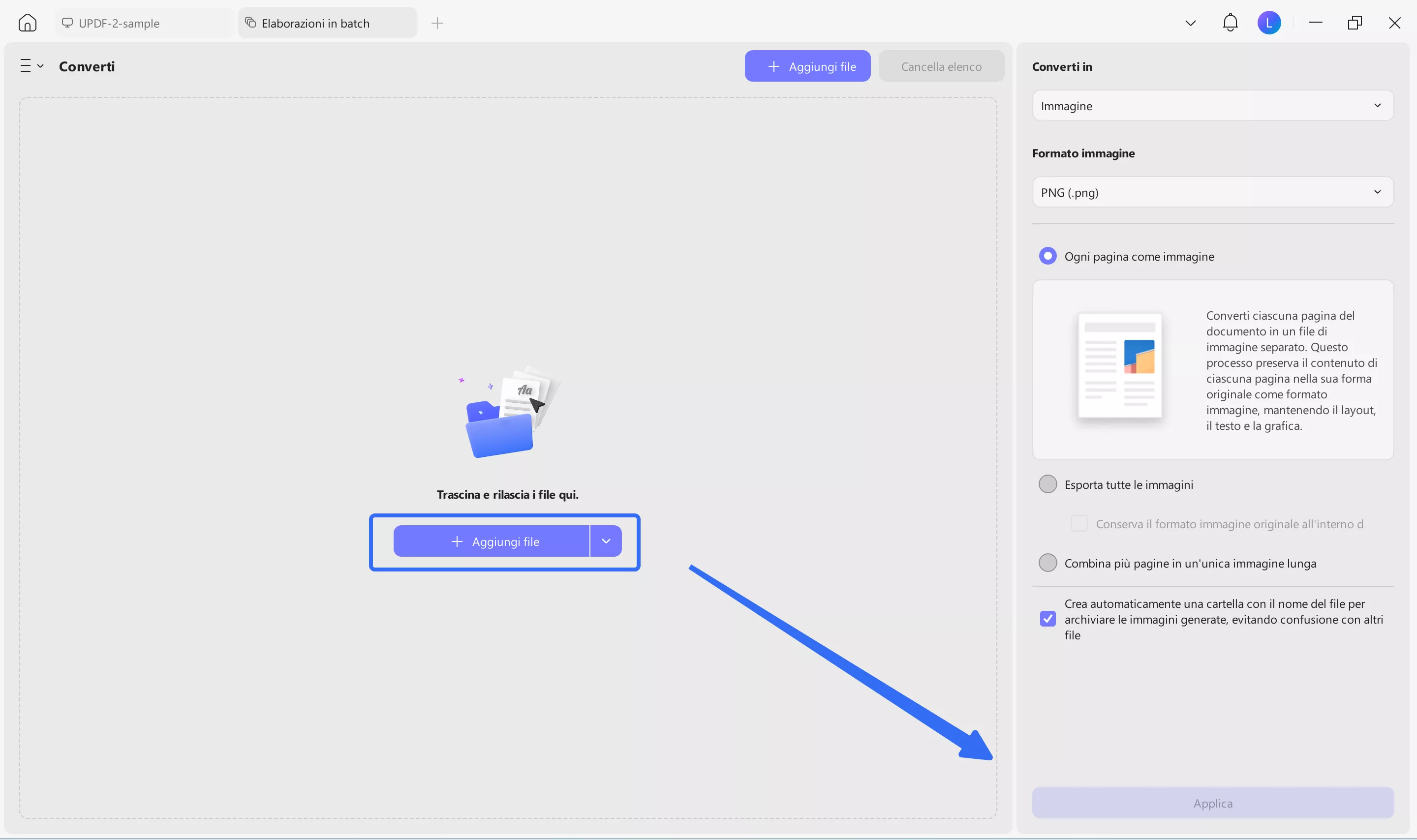 combine all exported images to pdf updf
