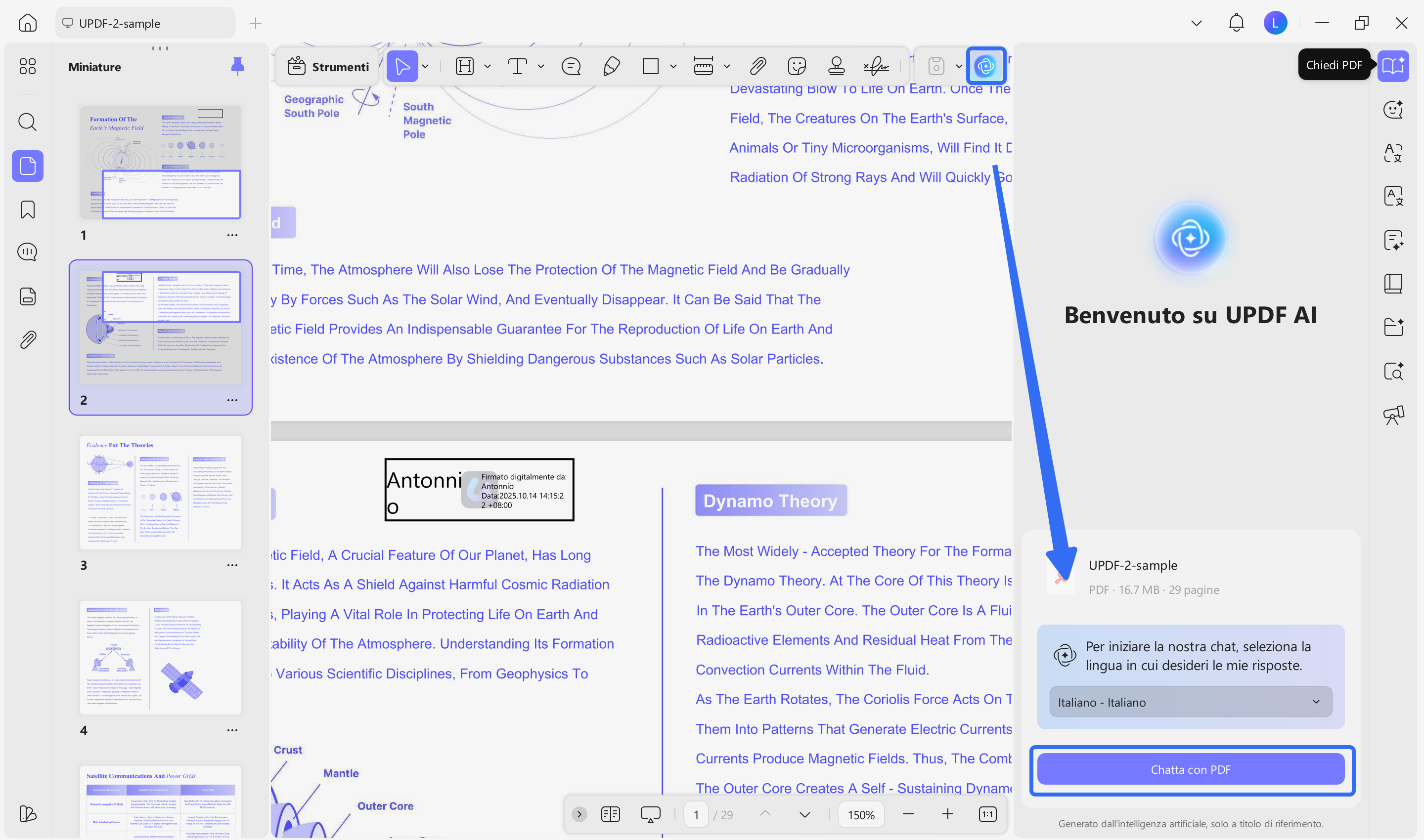 chat with pdf in desktop ai
