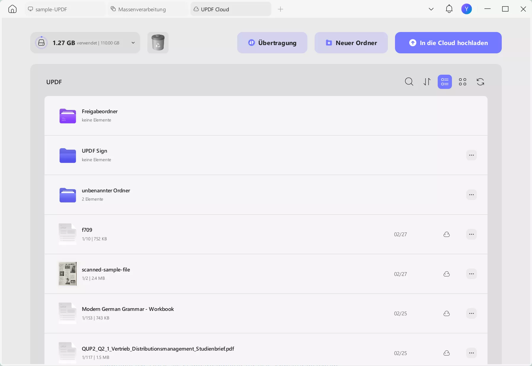 updf unterstützt mehrere Geräte