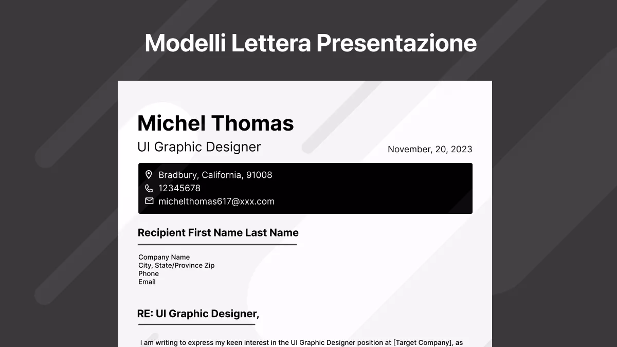 Ottieni il lavoro dei tuoi sogni: scarica subito i modelli di lettera di presentazione premium e più apprezzati!