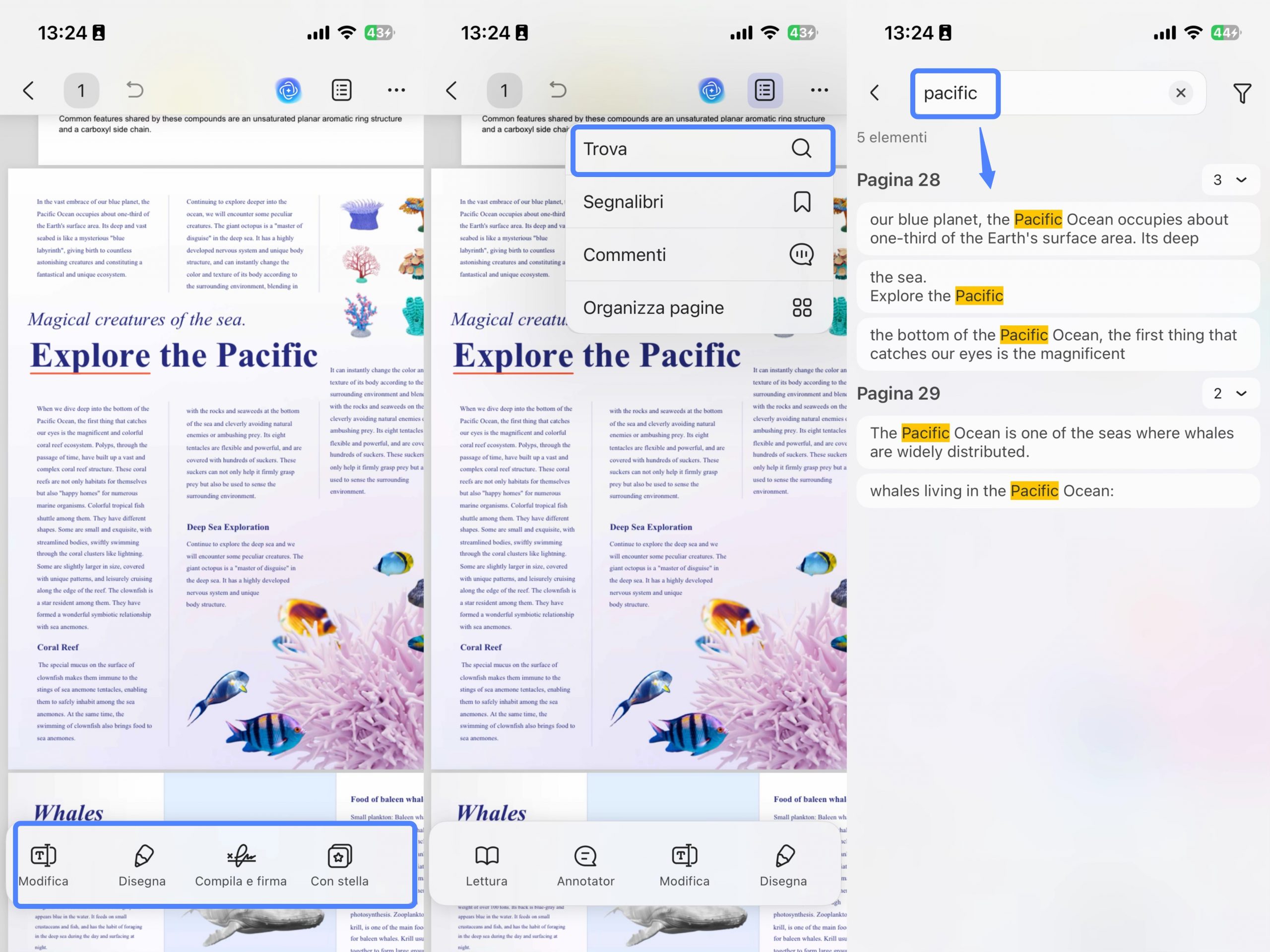 make edits across pdf