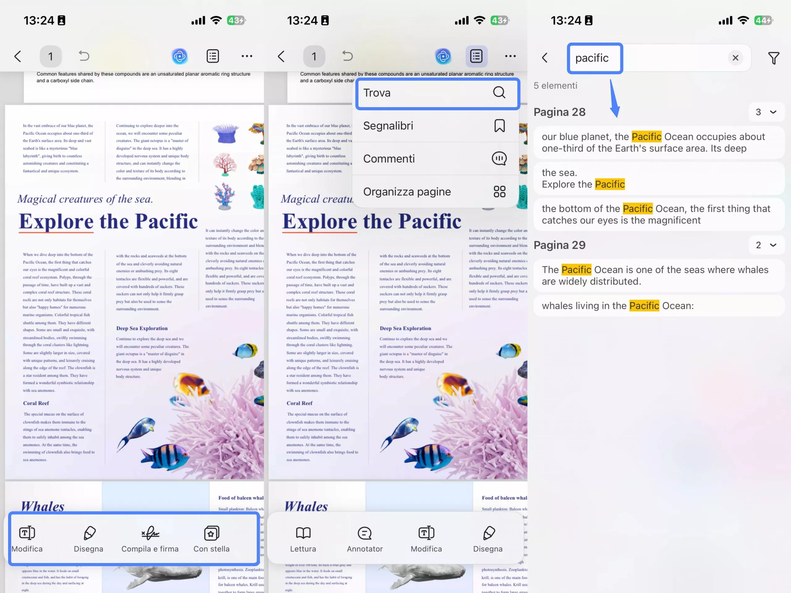 make edits across pdf