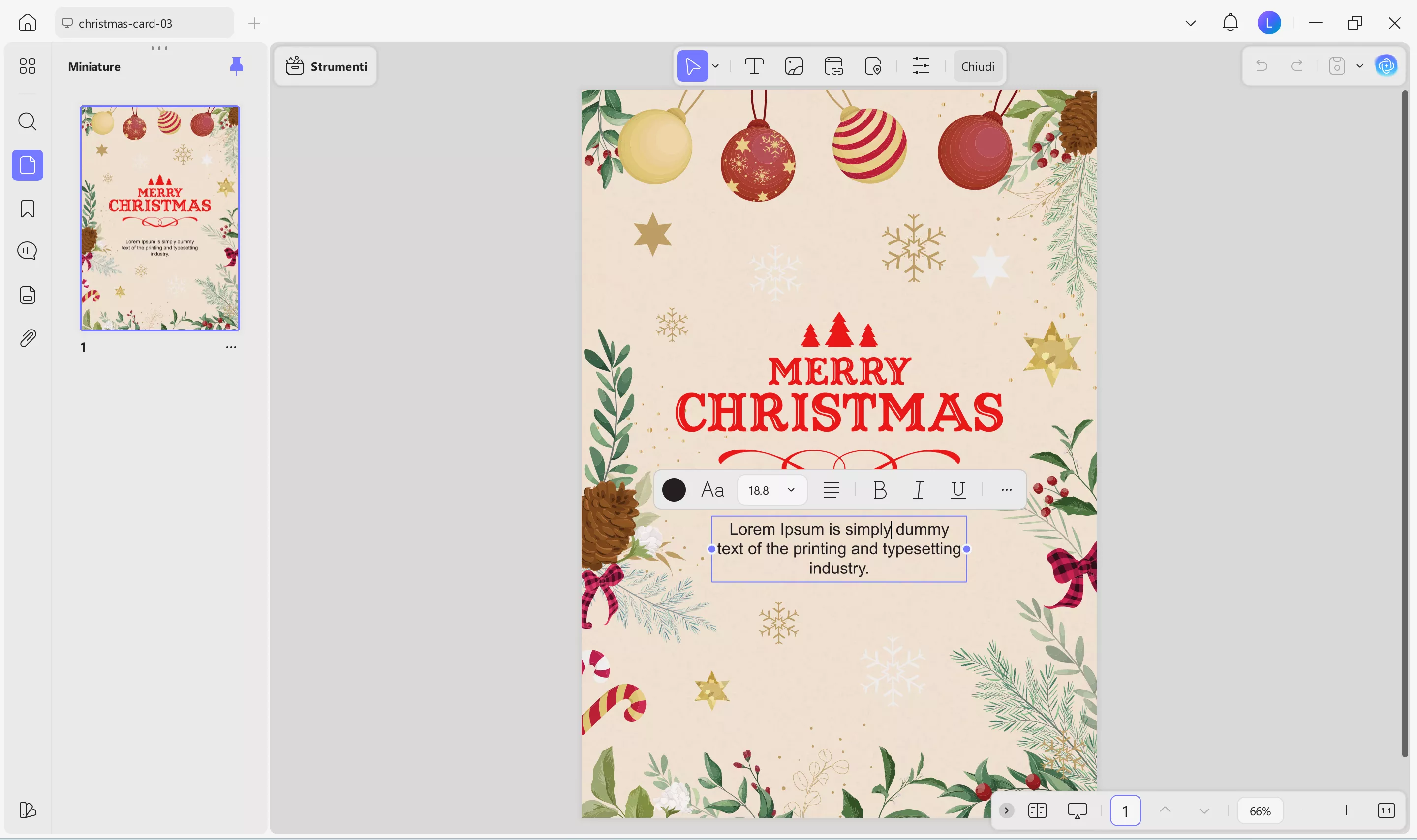 make a banner in pdf