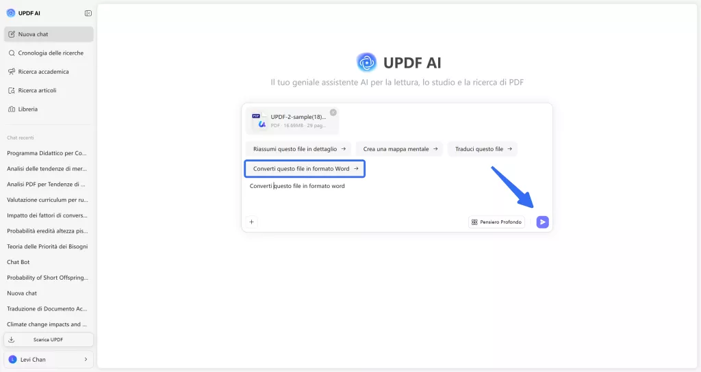 add prompt for conversion