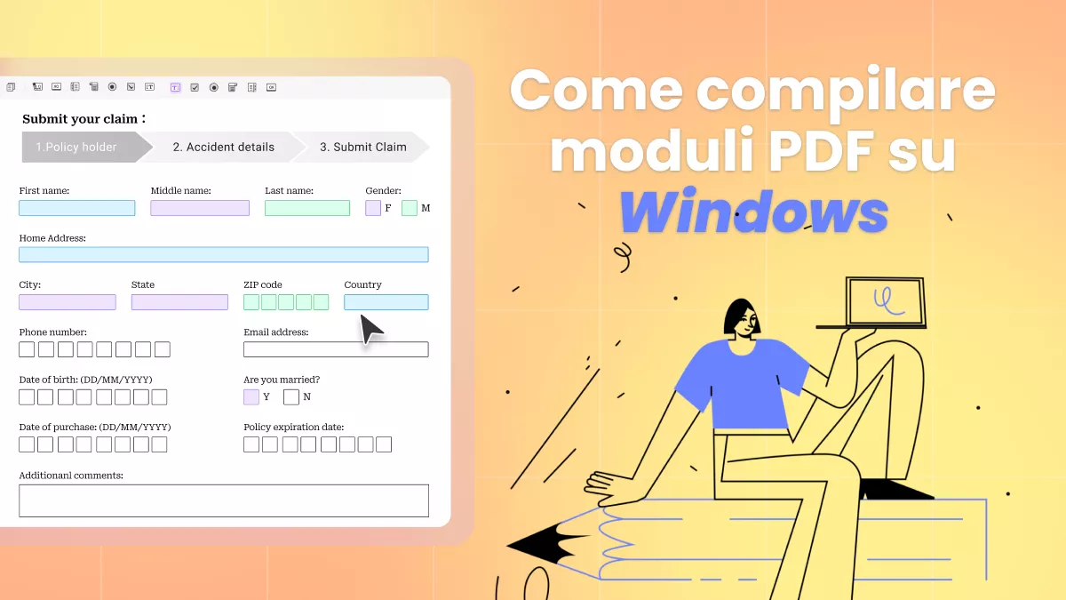 Come compilare moduli PDF su Windows