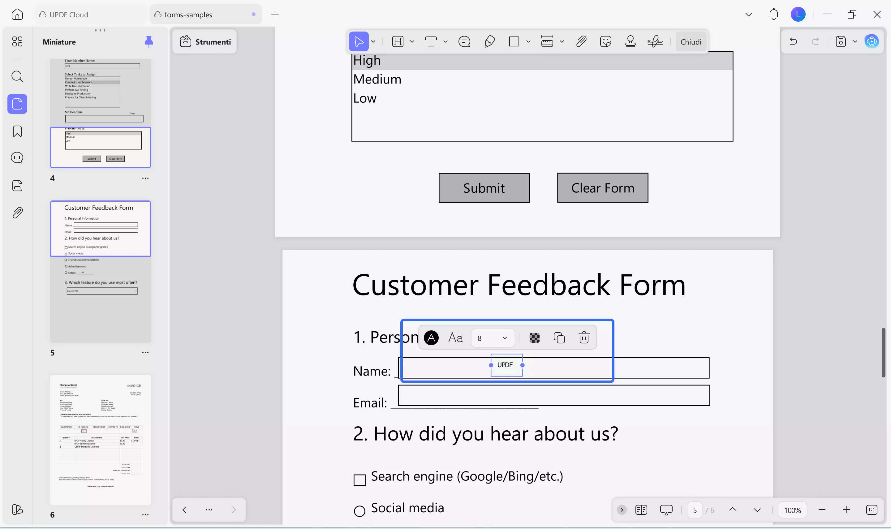 fill out pdf form windows updf