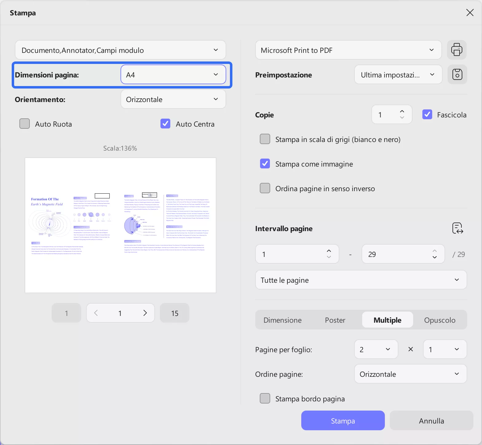 scale pdf paper size