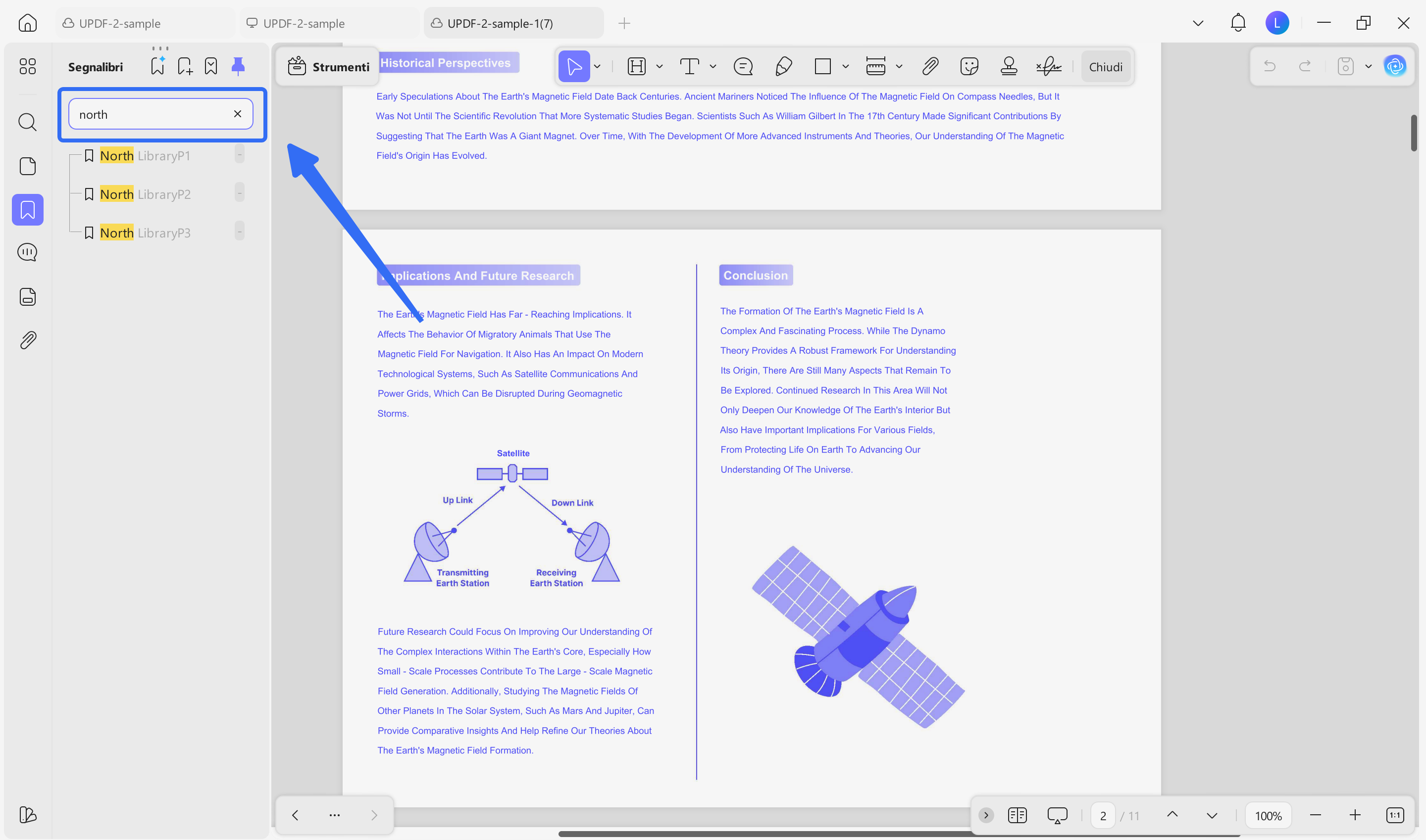search bookmarks