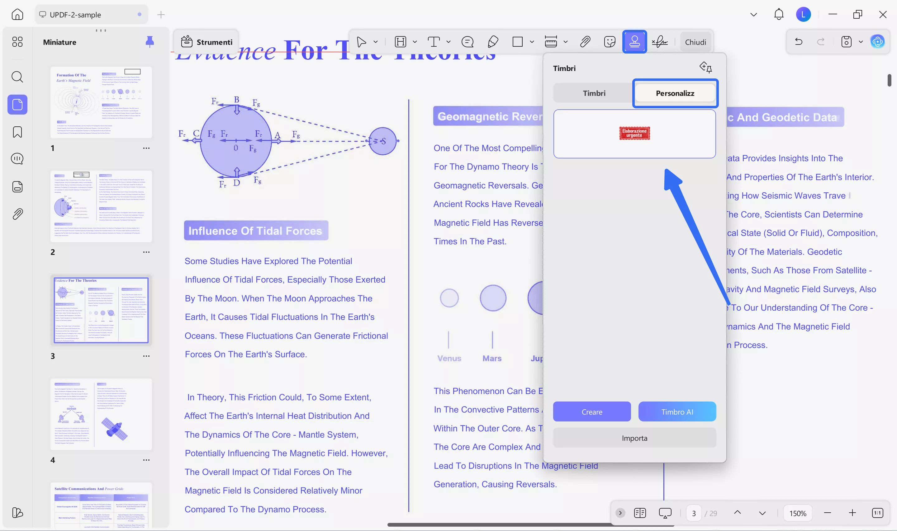 view ai stamps under custom in stamps menu