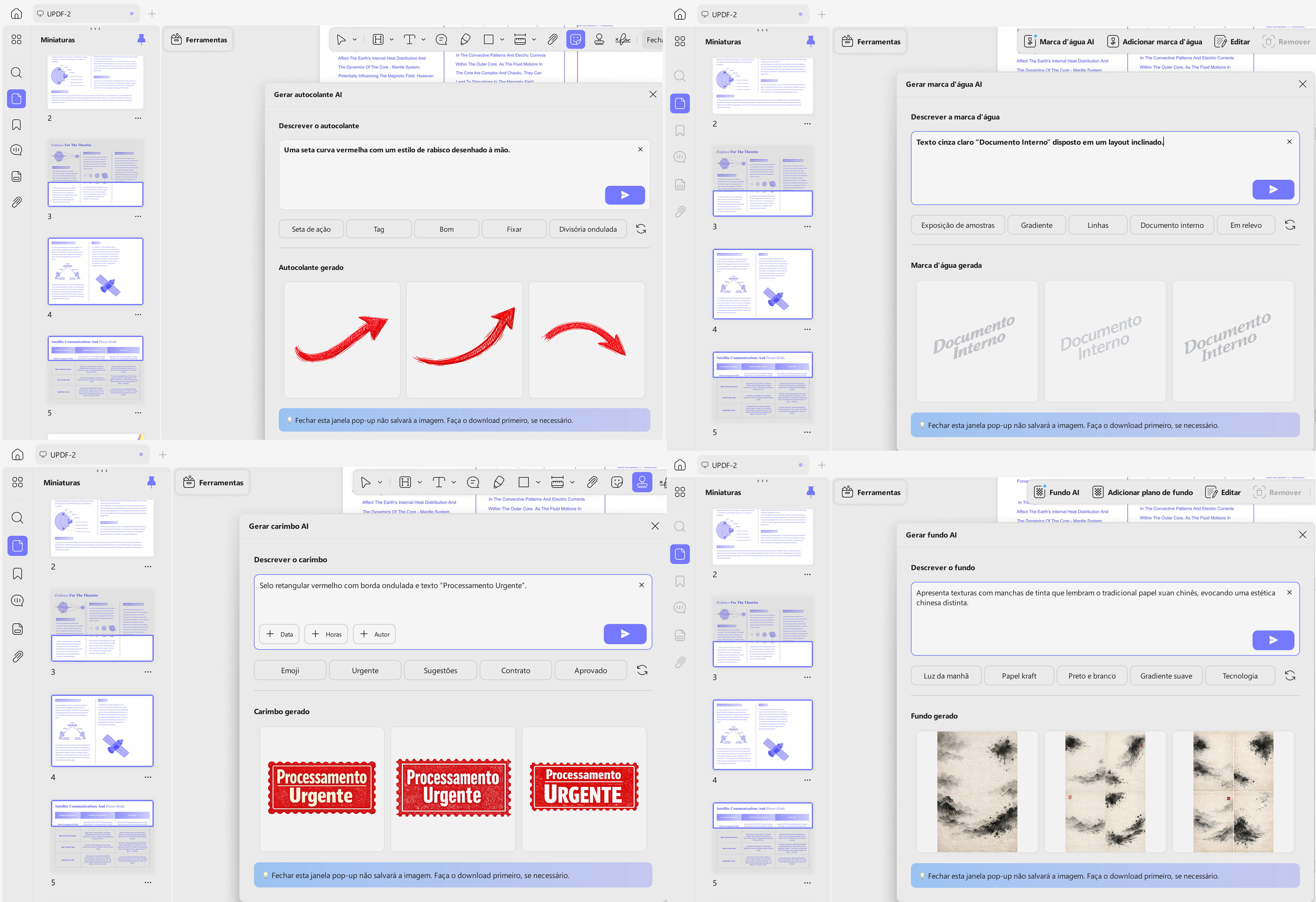 win ai generate sticker stamp watermark and background updf