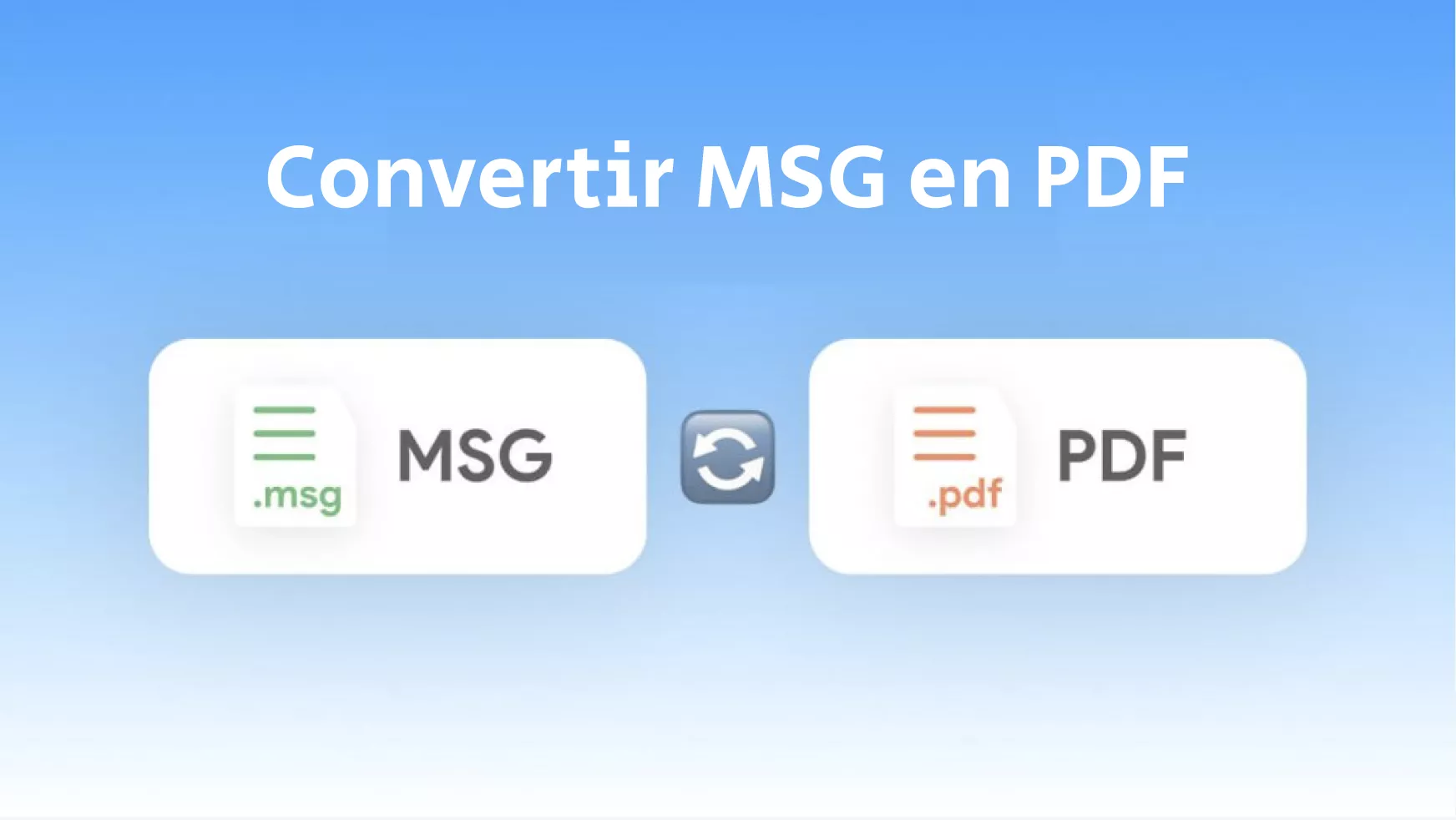Conversion efficace de MSG en PDF : guide complet