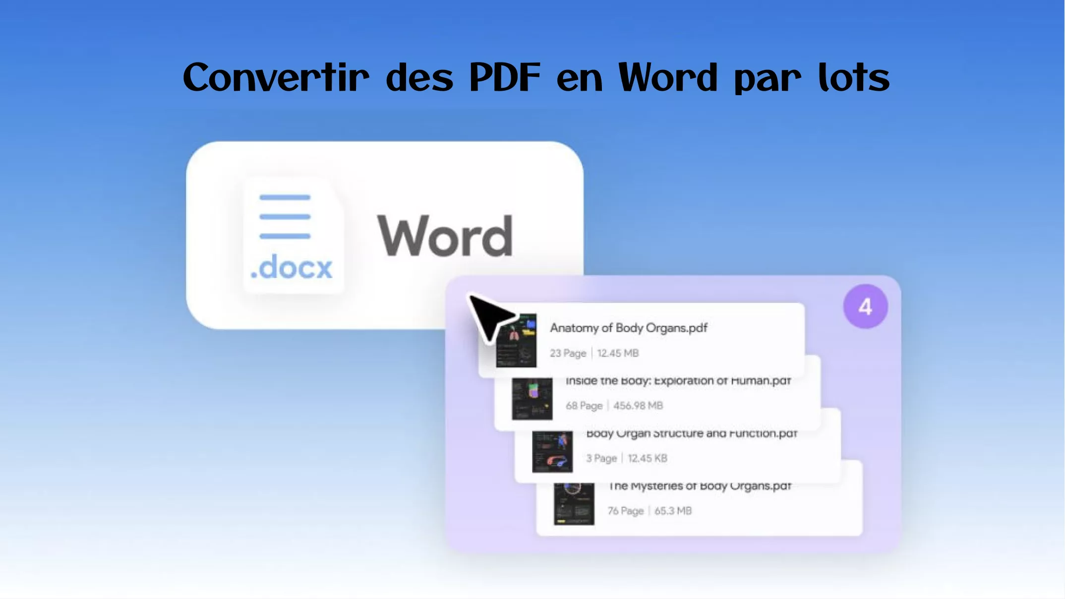Votre guide complet pour apprendre à convertir des PDF en Word par lots