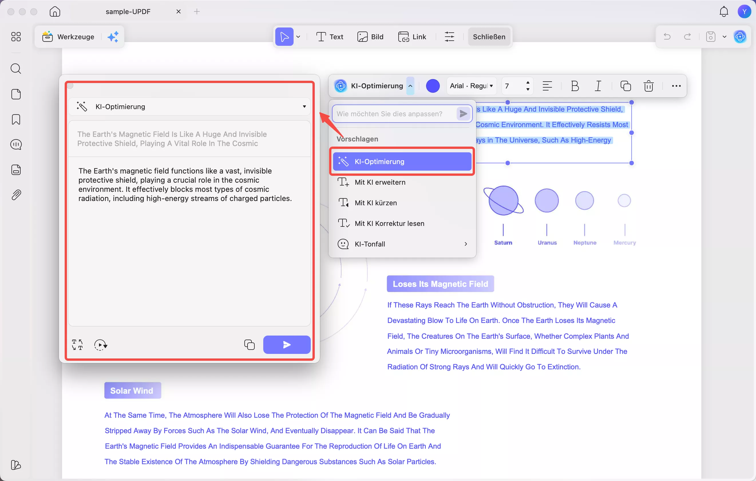 Antwort auf die AI-Voreinstellung für Polnisch