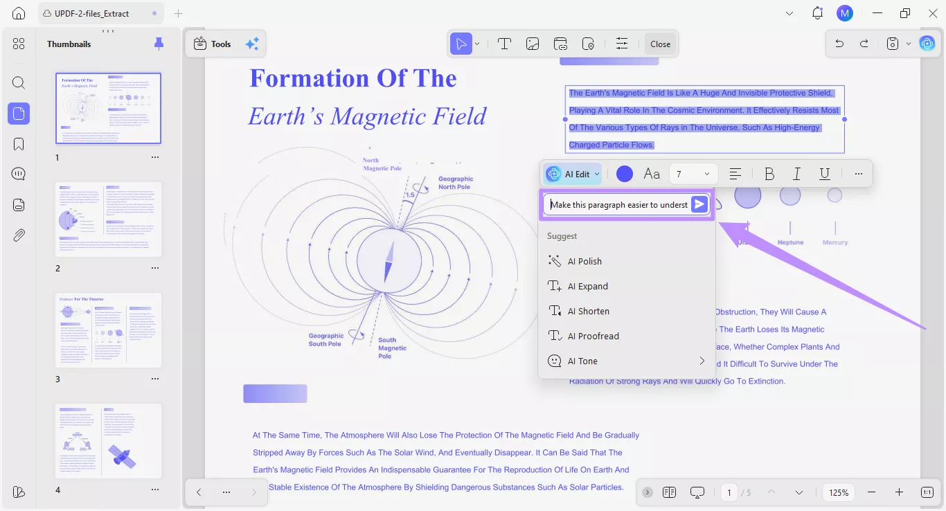 enter a custom text prompt