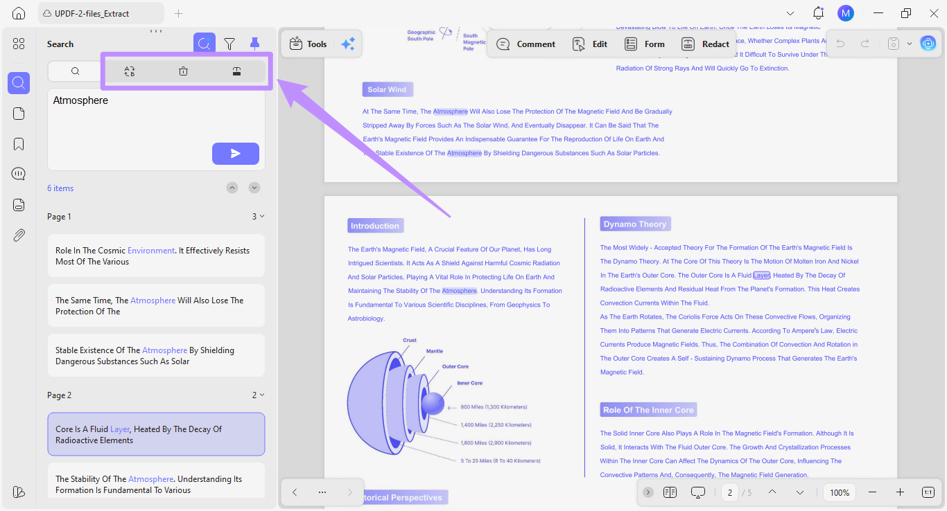 tools to replace, delete, or redact semantic terms