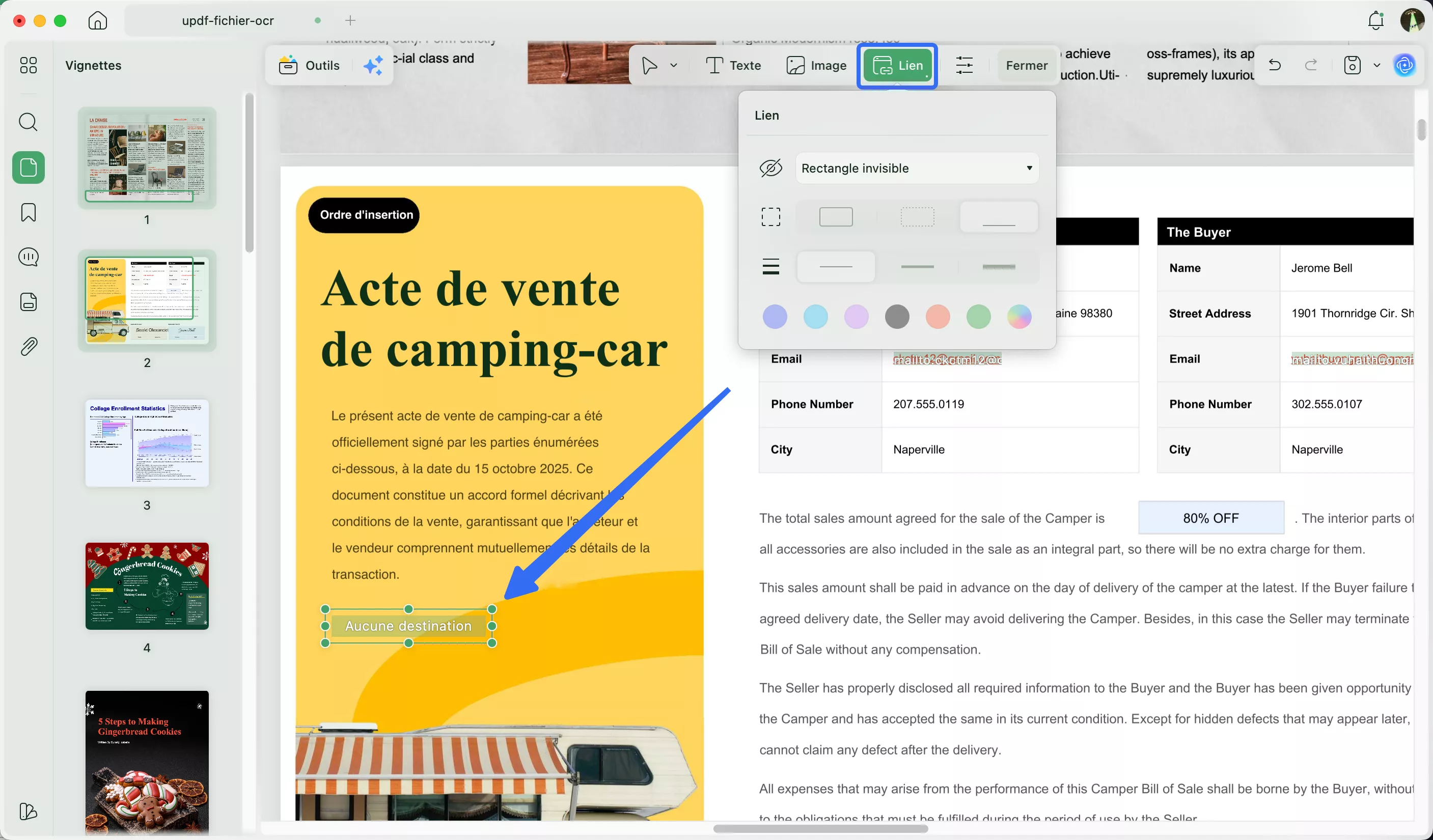 ajouter des liens vidéo en plus des compétences d'aide-soignant