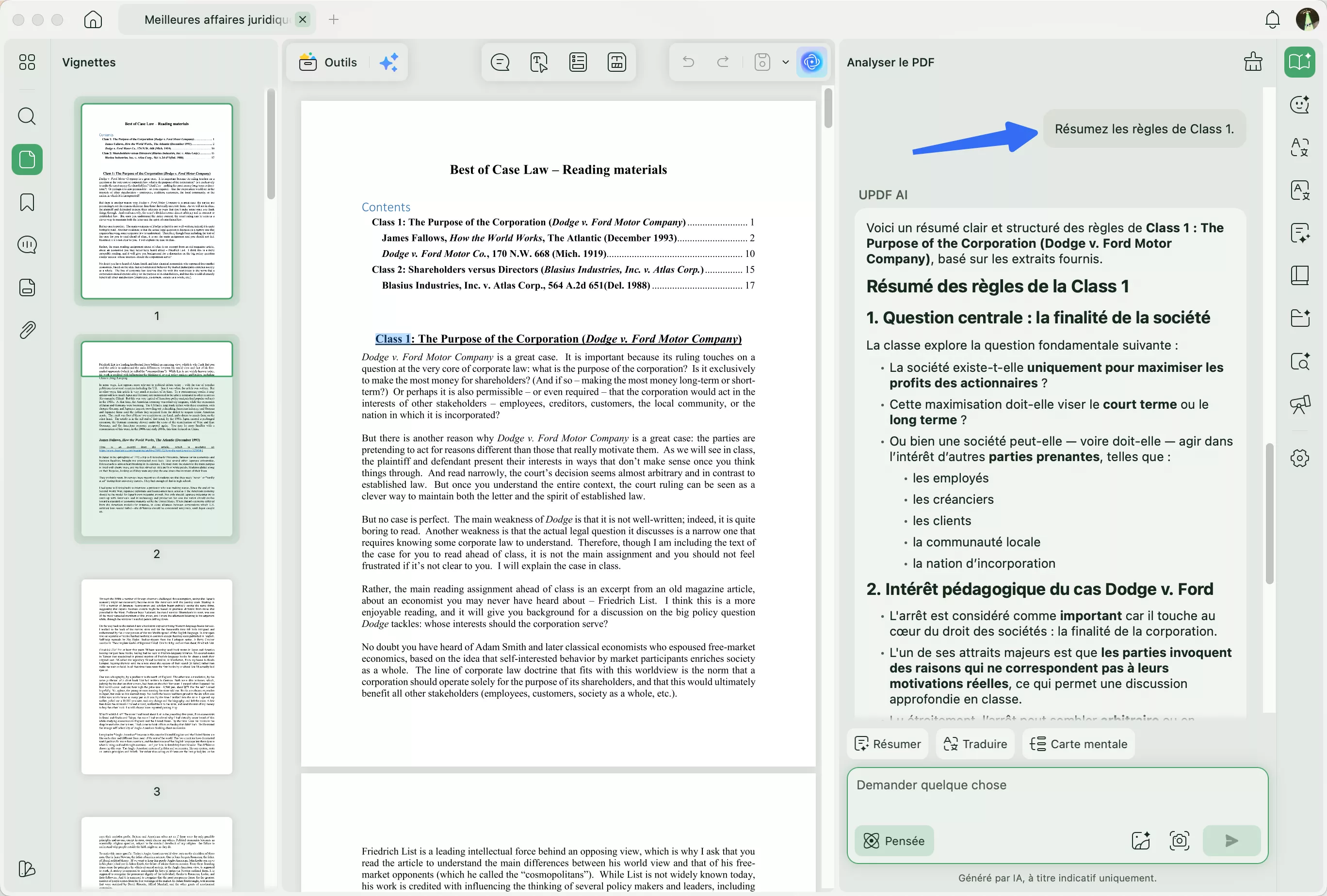 Inviter l'IA à extraire des règles