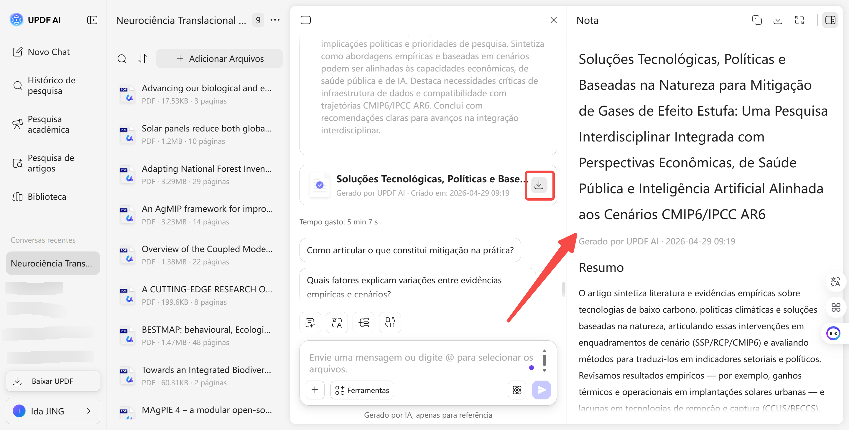 Baixar ou visualizar o documento de pesquisa