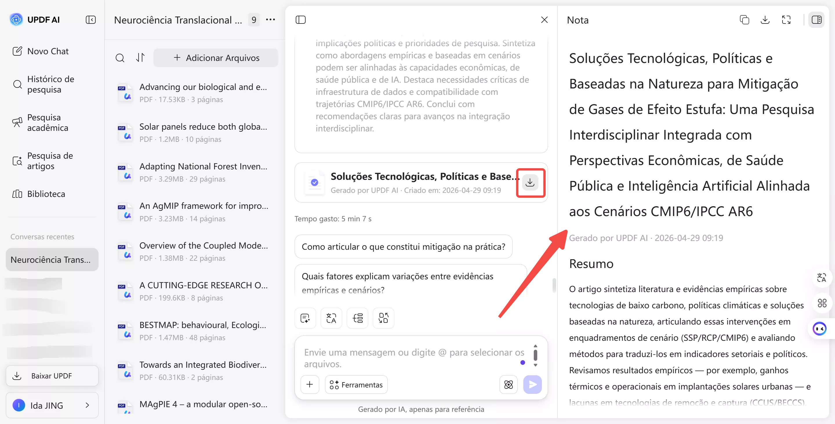 Baixar ou visualizar o documento de pesquisa