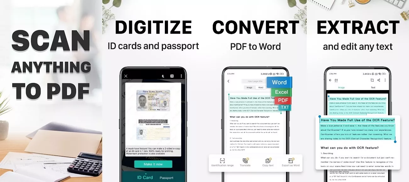 reviewing camscanner app android