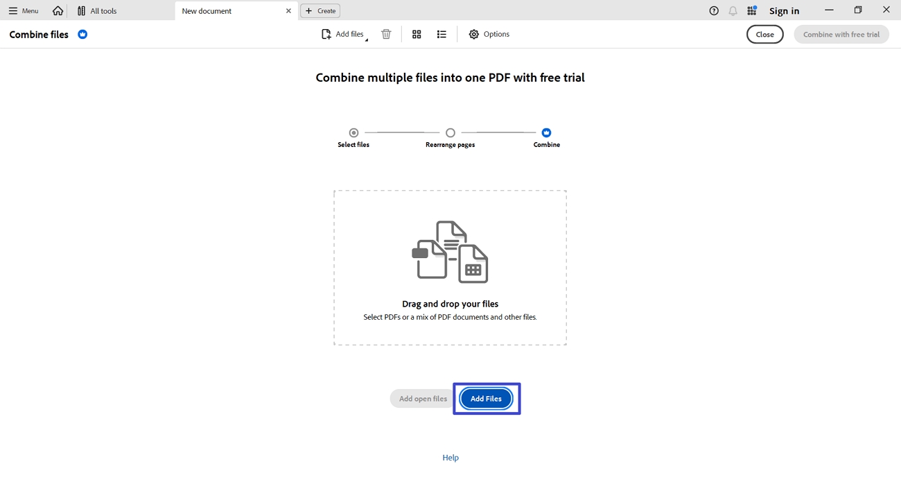  insert multiple pdfs adobe acrobat