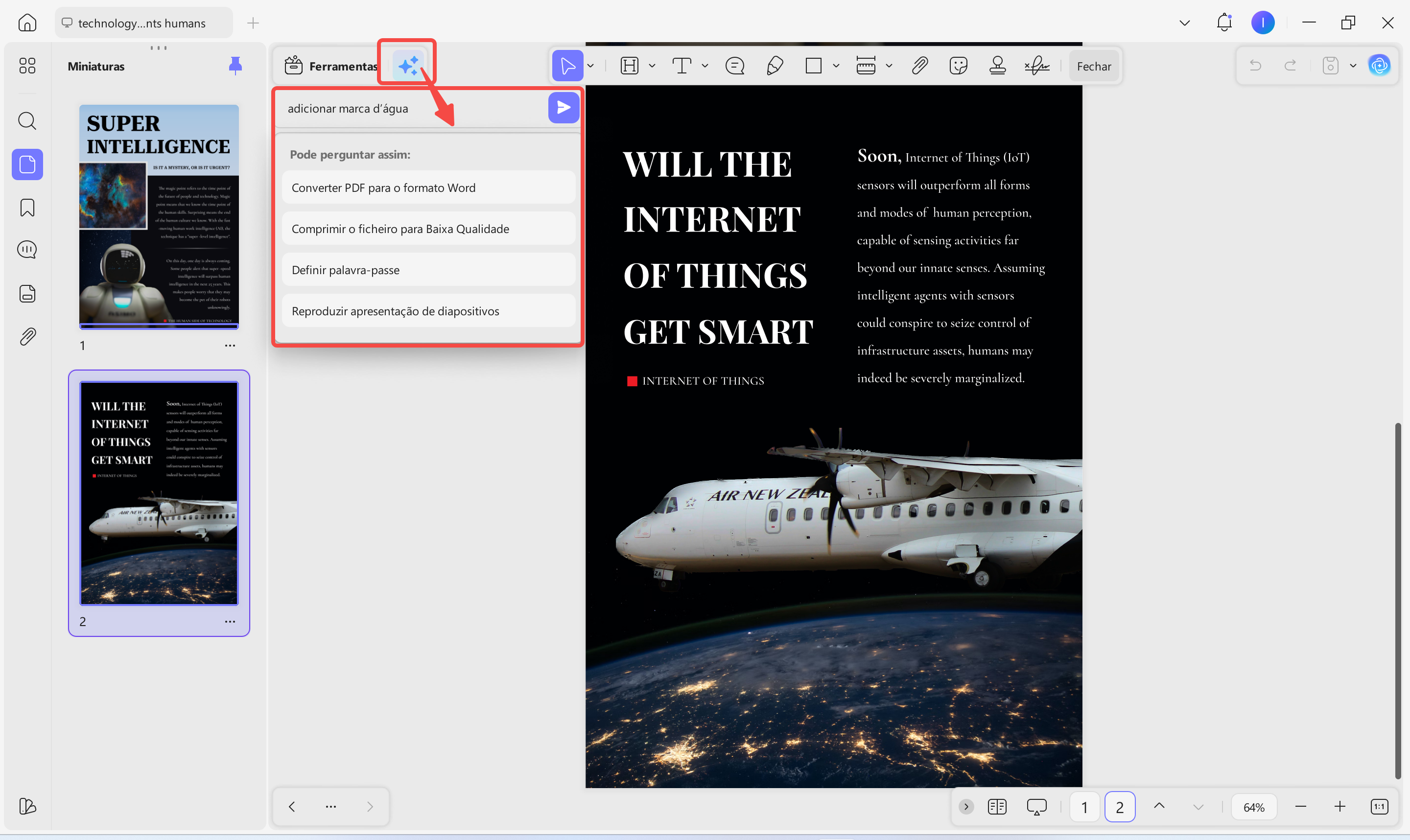 control pdf with updf copilot