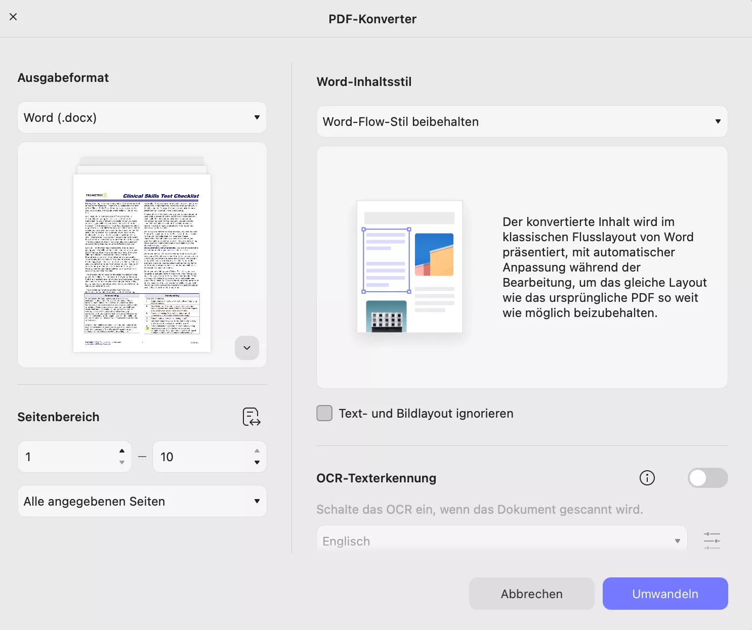 PDF-zu-Word-Konverter Nitro