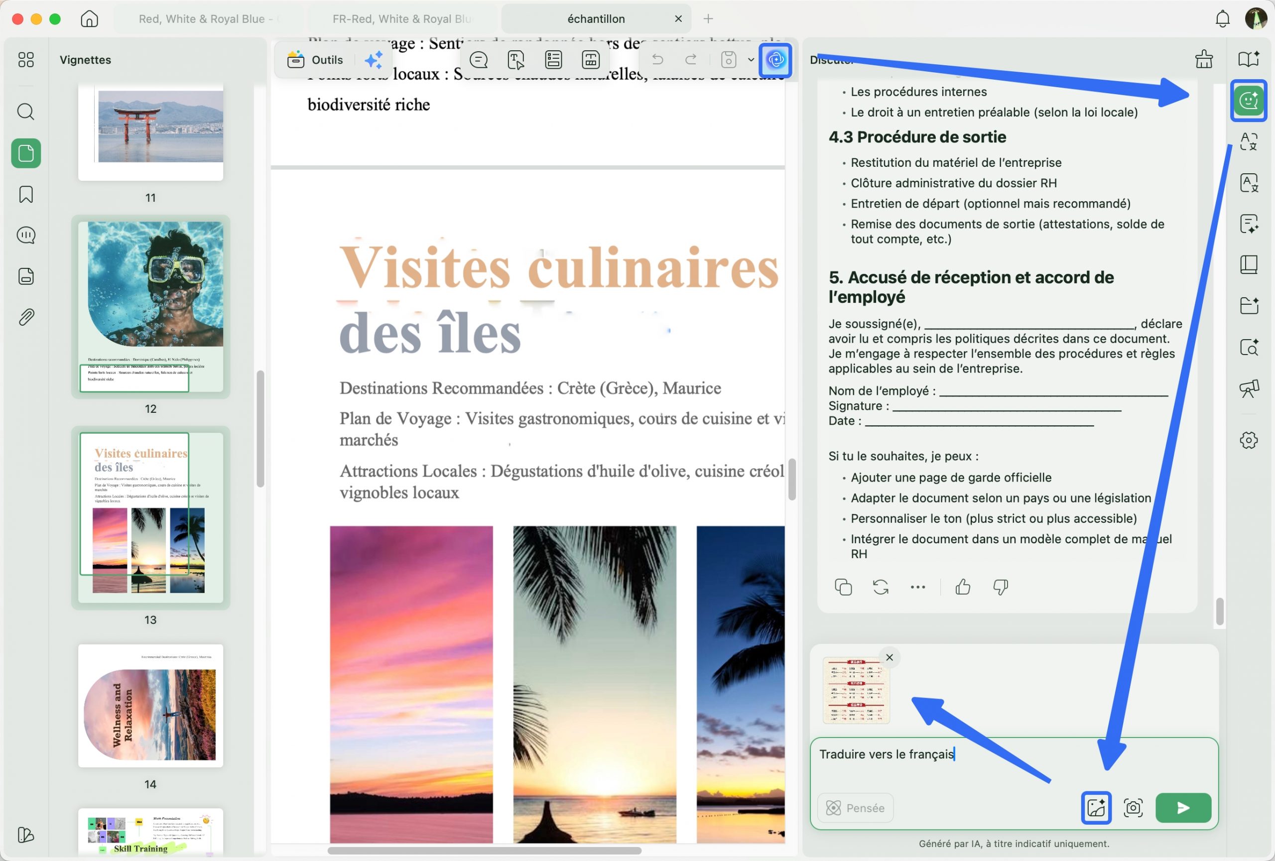 Traduire l'image avec UPDF sur mac