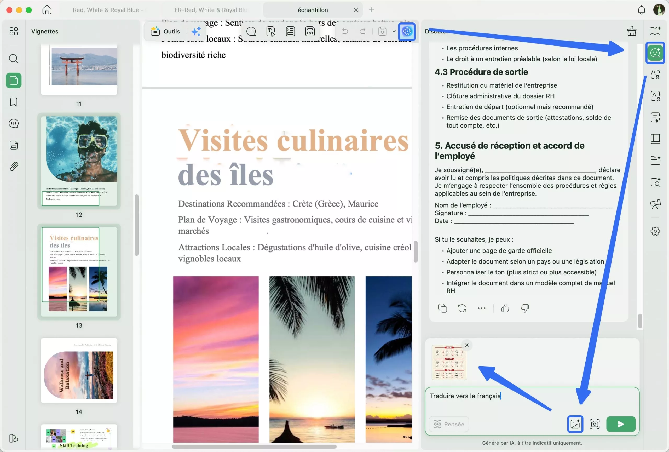 Traduire l'image avec UPDF sur mac