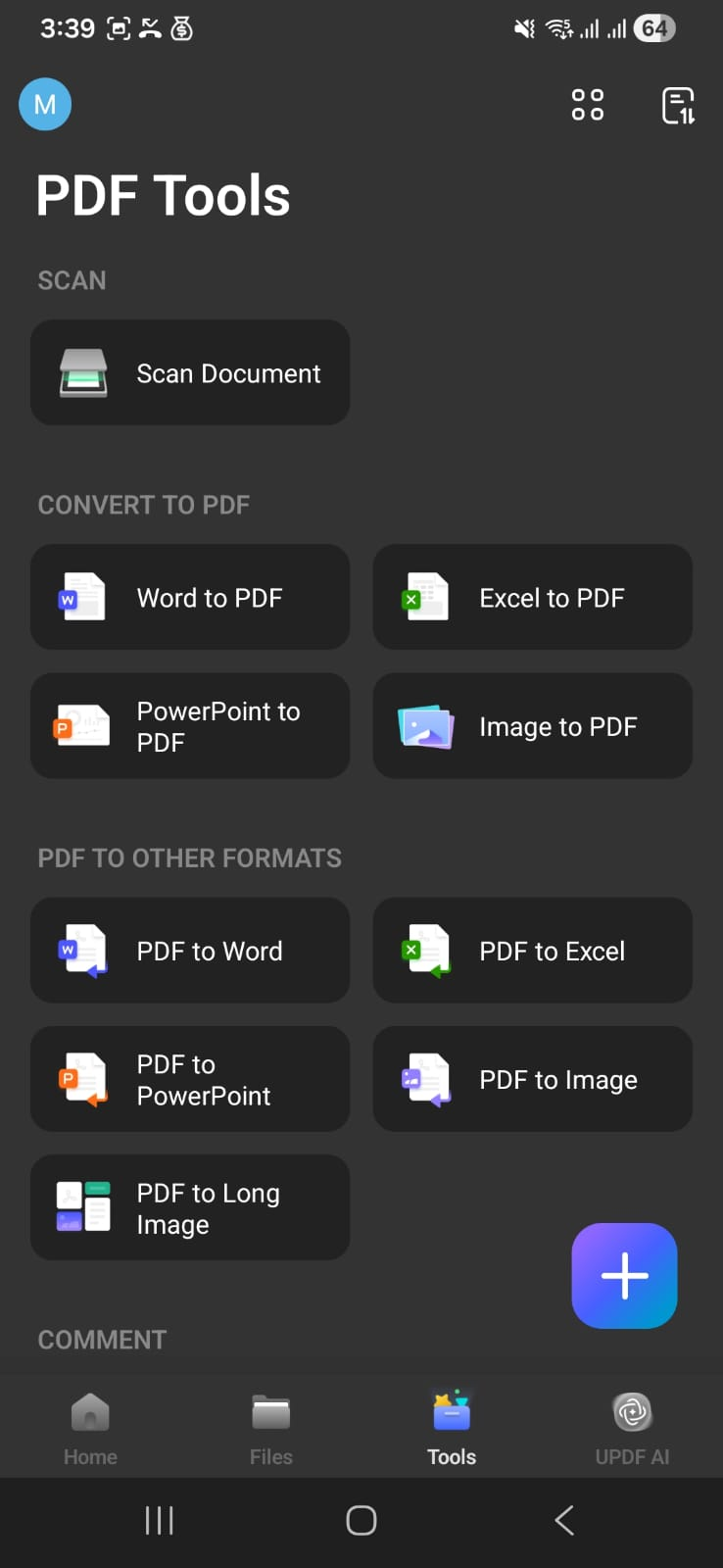 updf pdf onversion tools
