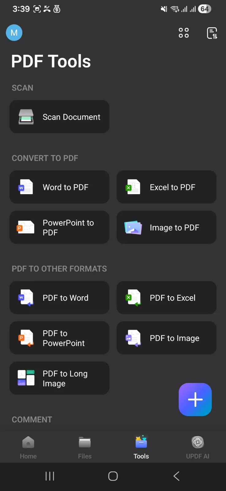updf pdf onversion tools