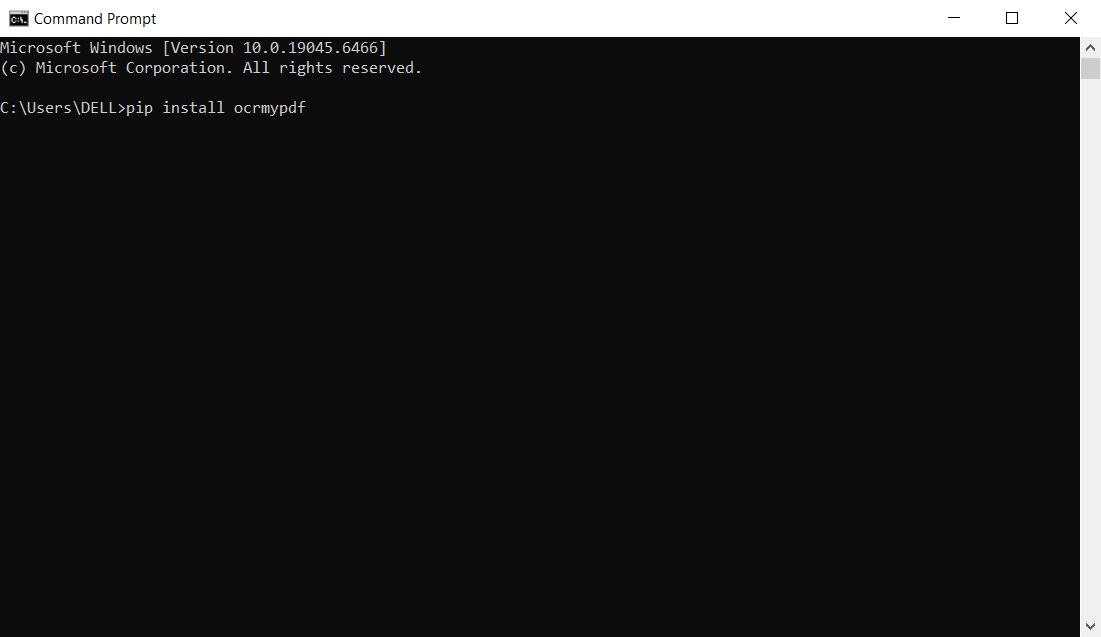 install ocrmypdf tool pandoc
