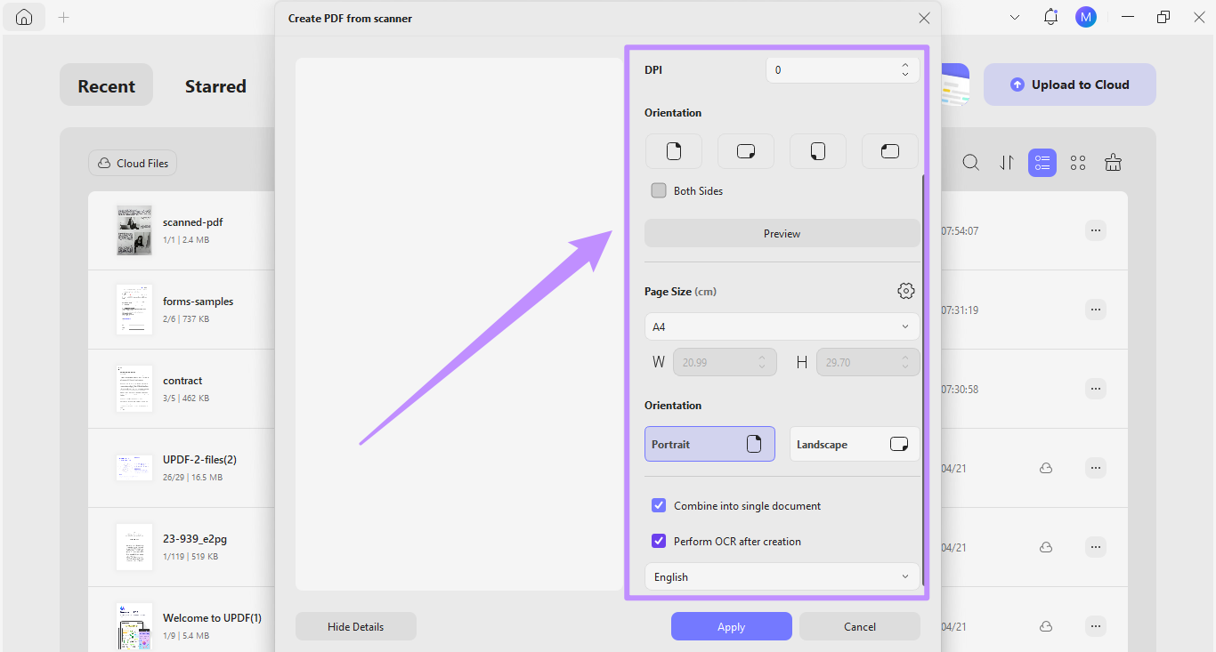 updf desktop scanner software