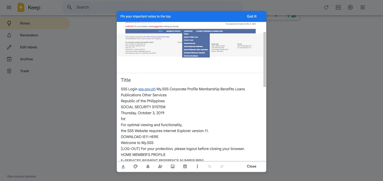 extract webpages screenshots keep ocr