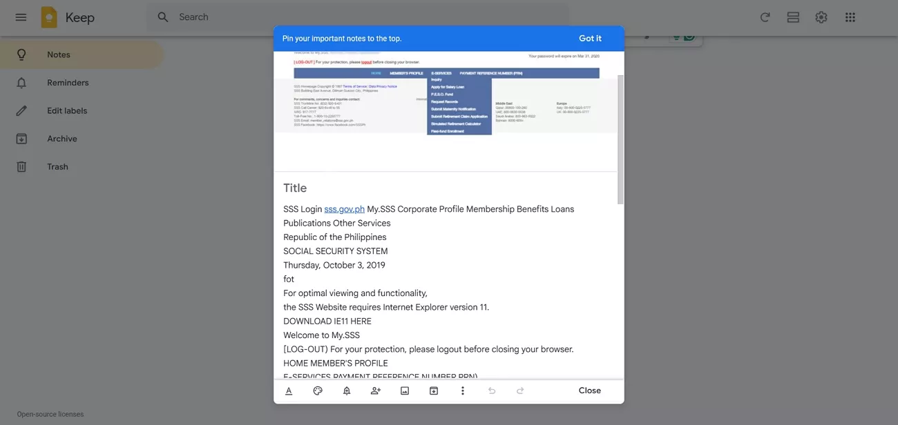 extract webpages screenshots keep ocr