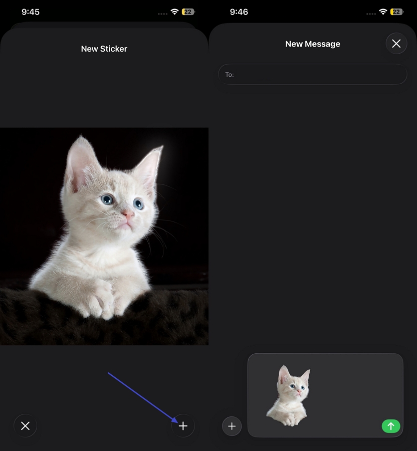 choose live photo for sticker creation