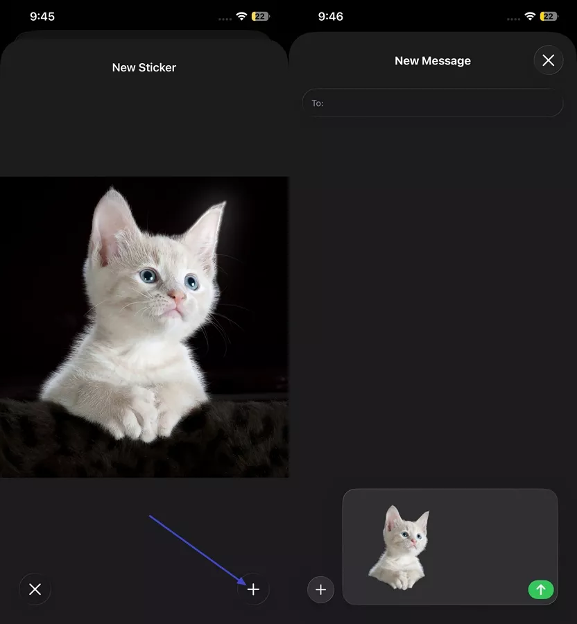 choose live photo for sticker creation