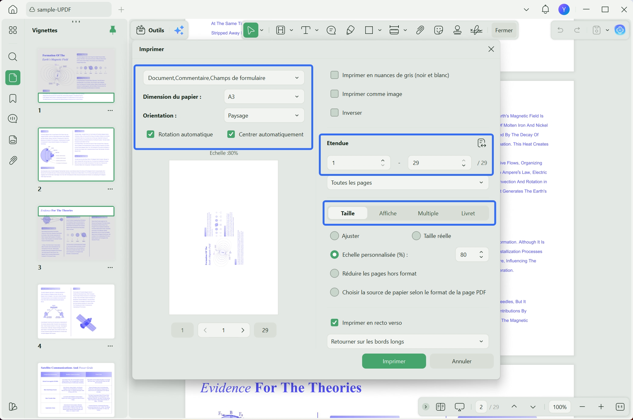 Comment imprimer par lots un PDF avec zoom