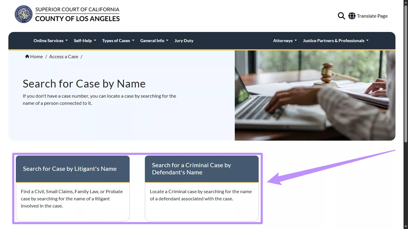 choose how to search by name