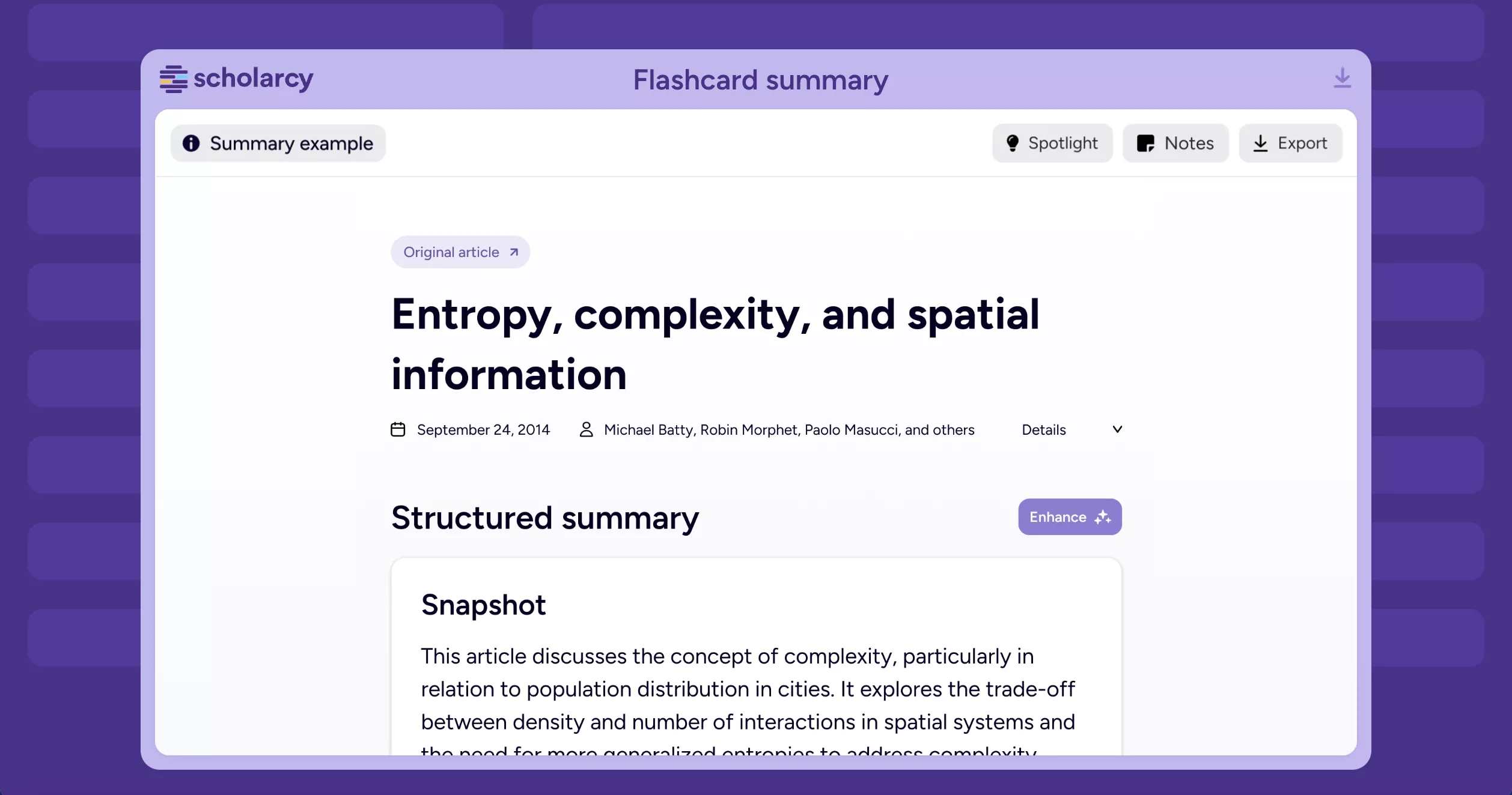 논문 & 학술 자료 요약 전문인 Scholarcy