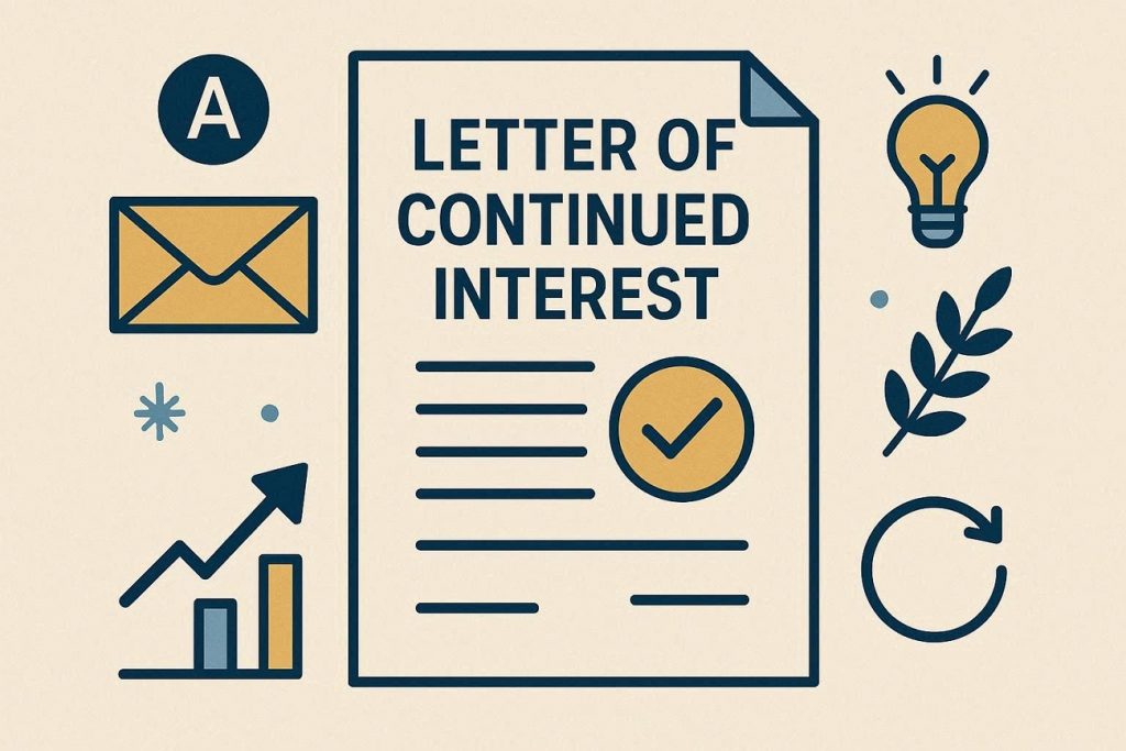 How To Refine Your Letter Of Continued Interest - UPDF