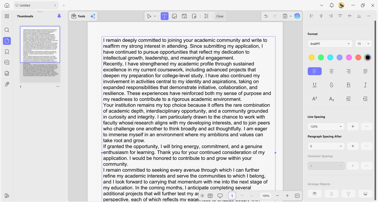  edit generated pdf text customize appearance