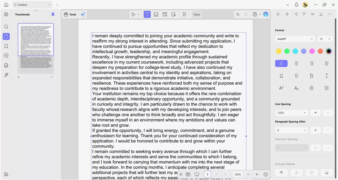  edit generated pdf text customize appearance