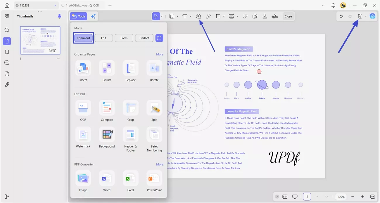  use updf add highlights sticky notes