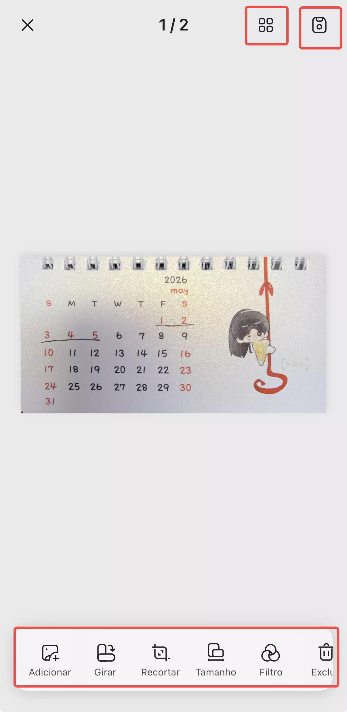 Organize e salve os arquivos digitalizados