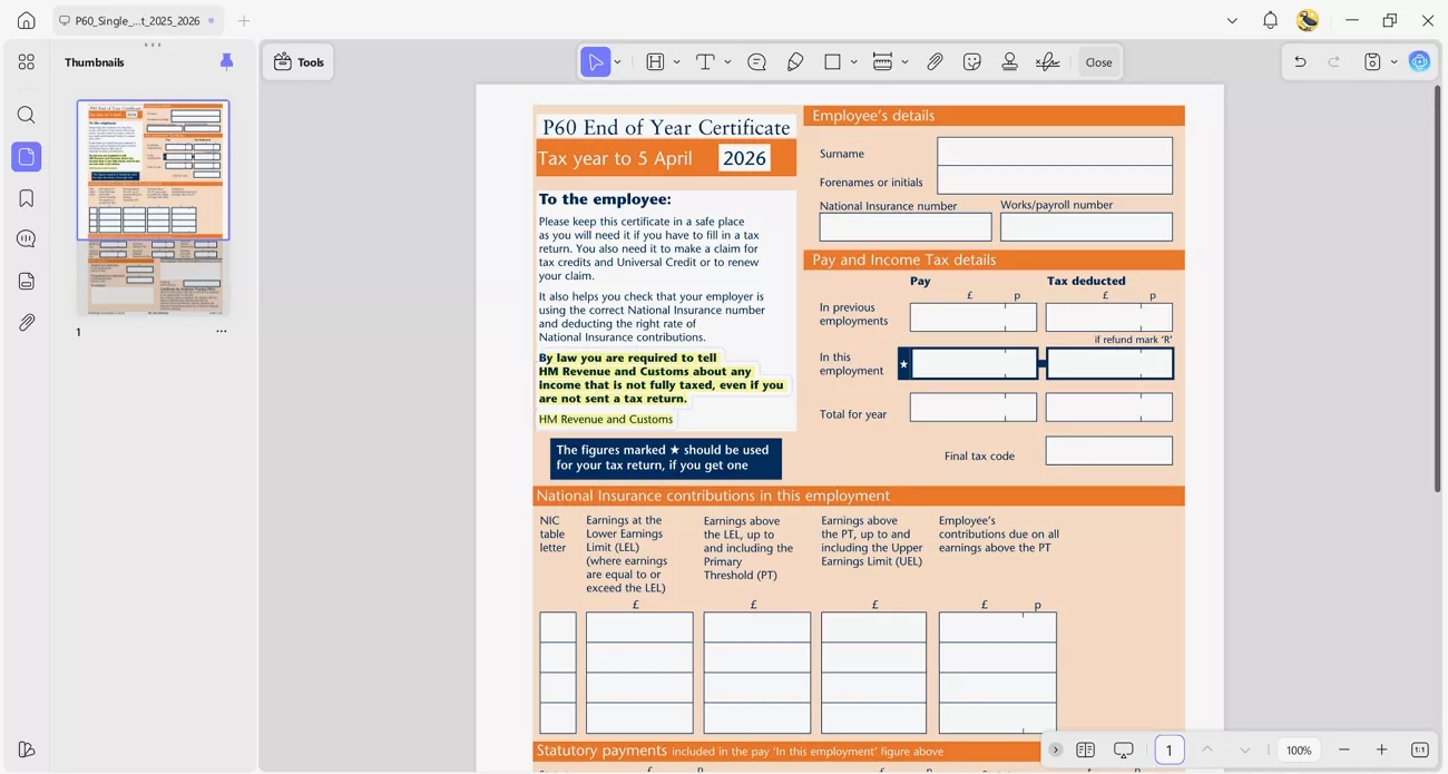 highlight text comment updf p60